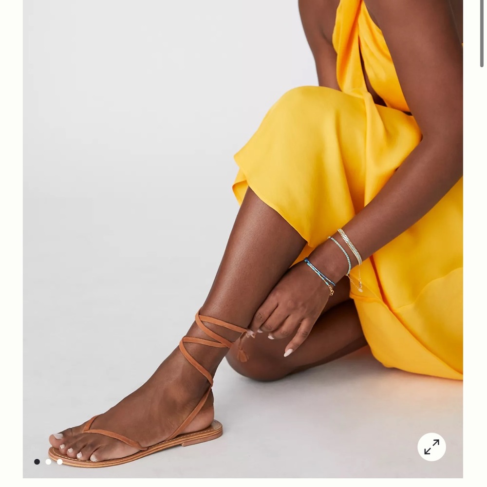 Pilcro Brown Strappy Sandals